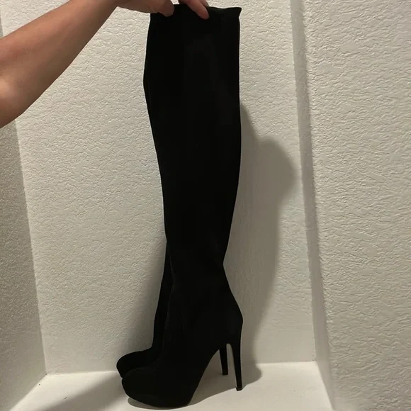 Sam Edelman Amber Over The Knee Suede Boots - Picture 3 of 5